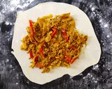 Foto del paso 4 de la receta: Chapati relleno con pollo tandoori