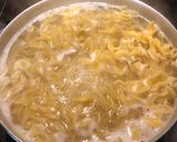 A picture of step 5 of Green Beans & Egg Noodles.