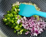 A picture of step 8 of Cabbage Manchurian.