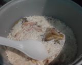 Foto langkah ke 8 dari resep Nasi bakar cumi asin.
