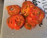 Une image de l'étape 3 de Salade de riz épicé aux tomates, laitue rouge et feta sauce melfor.