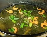 Hình bước làm 2 của món Canh rong biển nấu tôm khô