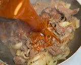 A picture of step 7 of Spicy Korean Stir-Fried Beef.