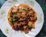 मटन कीमा आलू (mutton keema aloo recipe in Hindi) रेसिपी चरण 4 फोटो
