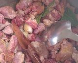 A picture of step 1 of Braised Lamb Shanks with Hummus Moutabal.
