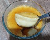 Foto langkah ke 8 dari resep Milky Custard Pudding seperti di Gyukaku.