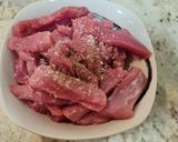 Foto del paso 3 de la receta Tiras de solomillo de cerdo guisadas con verduras