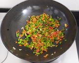 A picture of step 2 of Soyabean Rostie/ Uttapa.
