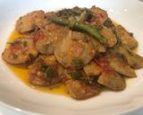 A picture of step 5 of Sambal Jengkol.