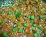 A picture of step 4 of Paneer ki bhurji.