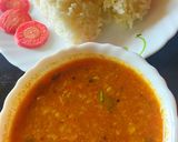 A picture of step 4 of Chawli Dal amati.