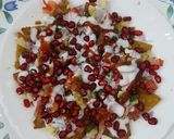 A picture of step 15 of Spinach Nachos Bhel.
