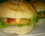 Foto langkah ke 3 dari resep Pattie Chicken Burger ala Bunda Nabil.