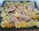 Foto del paso 4 de la receta: Pollo asado con limón y miel