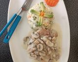 Foto del paso 3 de la receta: Tuto de pollo deshuesado con salsa champiñón