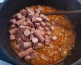 Lecsó virslivel recept fázis 4 fotója