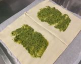 Une image de l'étape 4 de Feuilletés de knackis au pesto d'ail des ours, parmesan et pavot bleu.