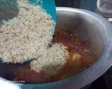 A picture of step 6 of Chicken Biryani.