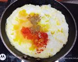 A picture of step 3 of Corn egg fry.