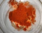 A picture of step 2 of Chicken Leg piece pakora.