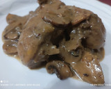 Foto del paso 8 de la receta: Jamoncito de pollo en salsa stroganov