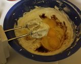 A picture of step 8 of Peach cheesecake.