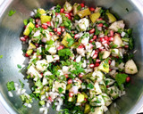 A picture of step 4 of Pear Salsa.