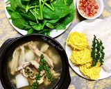 Hình bước làm 5 của món Lẩu Bao Tử Hầm Tiêu