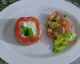 Foto del paso 4 de la receta: Nidos de morrón con ensalada
