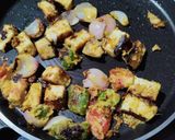 A picture of step 5 of Tofu tikka.