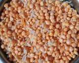 A picture of step 2 of Masoor Dal Dosa.