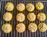 A picture of step 4 of Broccoli Cheese Muffins.