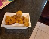 Rántott csirkemáj majonézes burgonyasalátával recept fázis 9 fotója