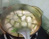 Hình bước làm 3 của món Canh bắp cải cuốn với thịt bằm