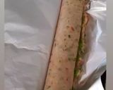 A picture of step 3 of Chicken swiss roll.