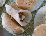 صورة لخطوة 11 من وصفة عجينه قطايف بدون سميد 🥟