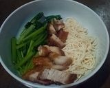 รูปขั้นตอนการทำที่ 3 ของ บะหมี่โอ๊ตแห้งหมูกรอบ(สูตรขี้เกียจ) - คีโต