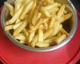 A picture of step 1 of Honey chilli garlic potatoes.