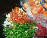 A picture of step 4 of Hot and sour soup.