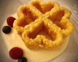 Foto del paso 5 de la receta: Flores de Carnaval sobre cama de crema pastelera