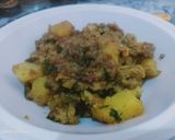 A picture of step 4 of Aloo bengan jhat pat.