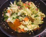 A picture of step 5 of Sautéed Mince Beef with Rice And Vegetables.