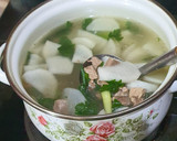 Foto langkah ke 3 dari resep Soto daging sapi dan lobak (Soto Bandung) + Tips.