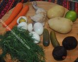 A picture of step 1 of Potato Salad سالاد سیب زمینی.