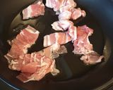 Une image de l'étape 4 de Pate carbonara.