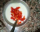 A picture of step 3 of Vegitable Raita.