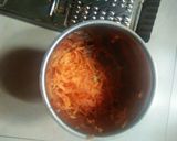 A picture of step 2 of Stuffed Carrot egg dhokla.