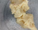 A picture of step 3 of Khoya Chocolate Barfi.