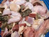Assorted meat papper soup