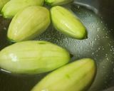 A picture of step 3 of Parwal ki Mithai.